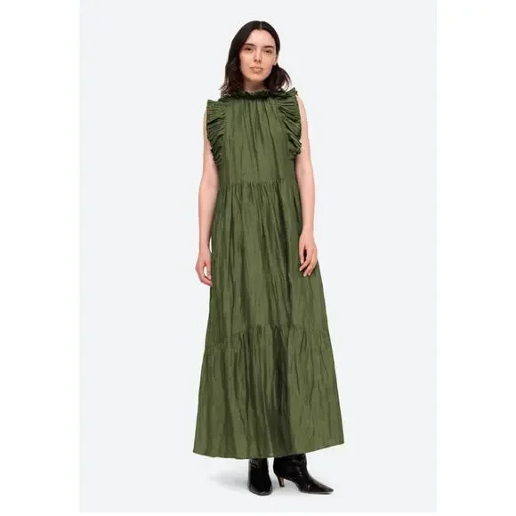 Sea New York Tessa Maxi Dress - Green - Size 2